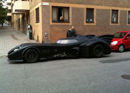 Batmobile Replica in Stockholm