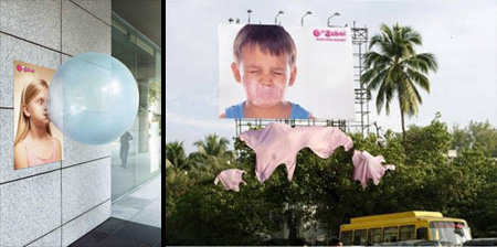 Clever Bubble Gum Advertising Campaigns