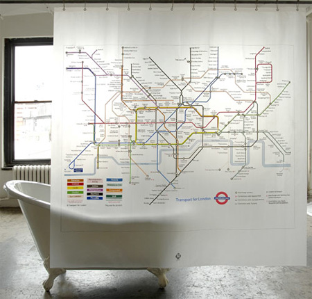 London Underground Curtain