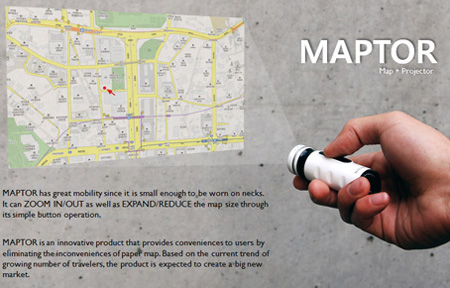 Maptor Portable Map Projector