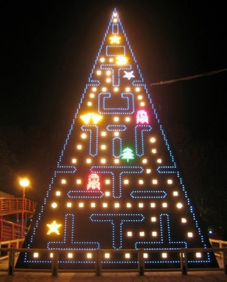 Pac Man Christmas Tree