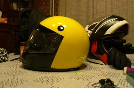 Pac Man Motorcycle Helmet