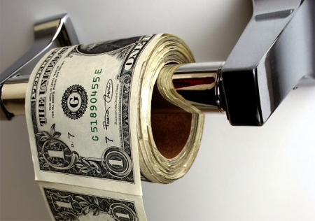 Money Toilet Paper