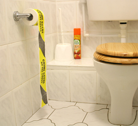 Crime Scene Toilet Paper