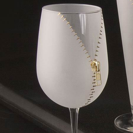 Zipper Wine Glass
