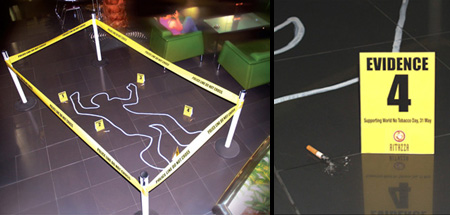 Smoking Crime Scene