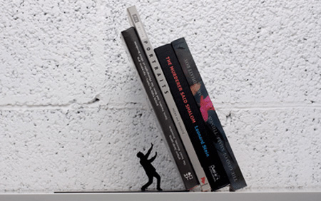 Falling Books Bookend