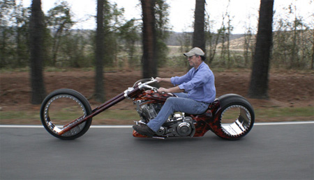 Hubless Monster Motorcycle