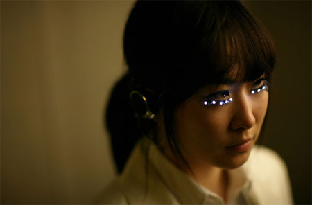 Futuristic LED Eyelashes