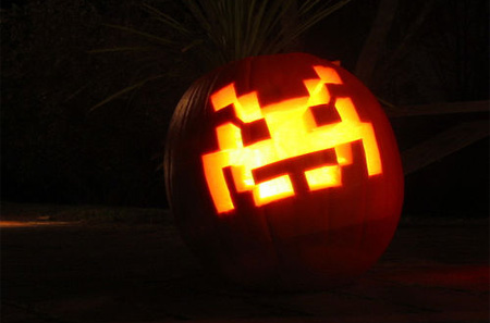 Space Invaders Pumpkin