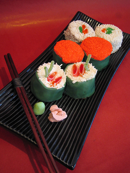 Sushi Cupcakes