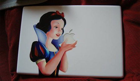 Snow White MacBook Sticker