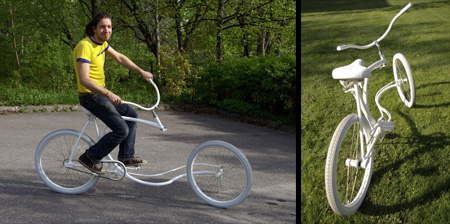 Unique Forkless Bicycle Design