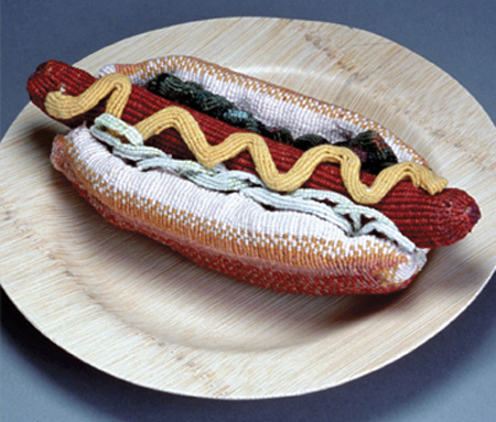 Knitted Hot Dog