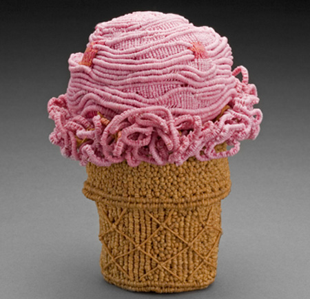 Knitted Ice Cream Cone