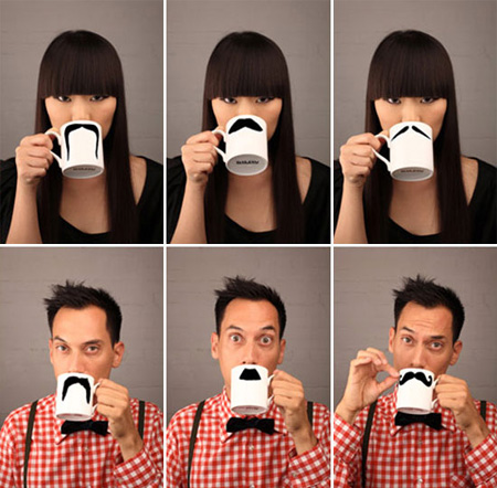 Moustache Mugs