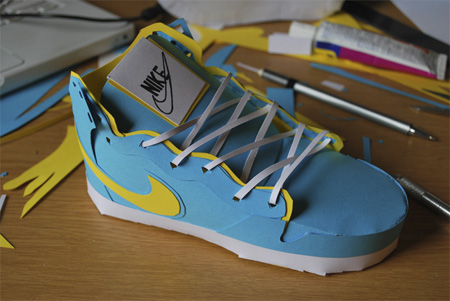 Nike Sneakers from Paper