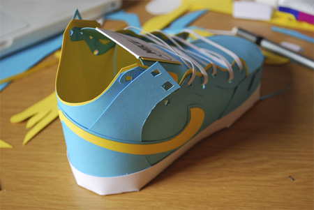 Nike Sneakers from Paper