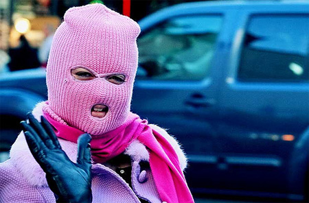 Pink Ski Mask