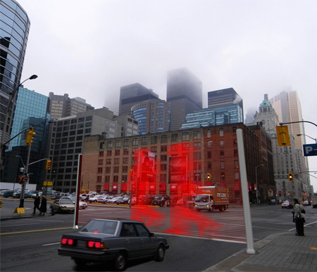 Virtual Wall Crosswalk Concept