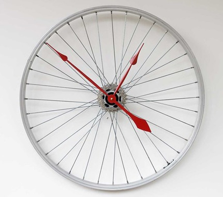 Bike Wheel Clock