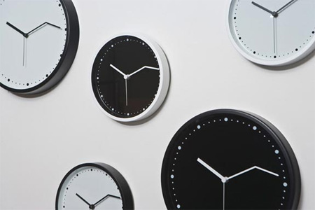 On Time Wall Clock