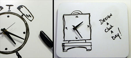 Whiteboard Clock