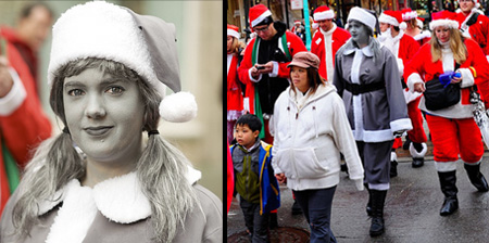 Desaturated Santa Claus Costume