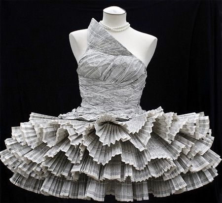 Newspaper Dress