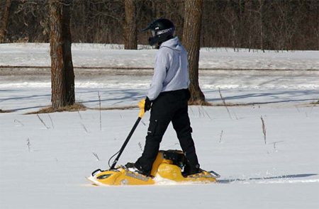 Mattracks Motorized Snowboard