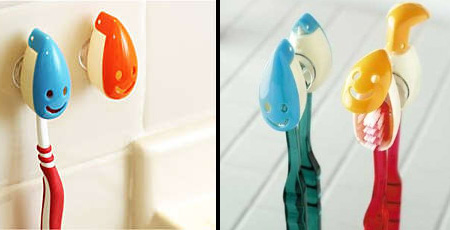 Smiley Face Toothbrush Holder