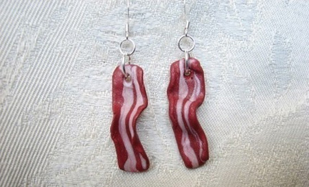 Bacon Earrings