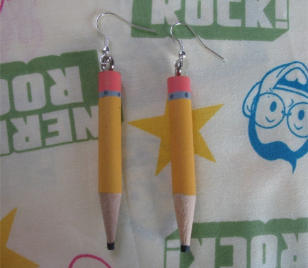 Pencil Earrings