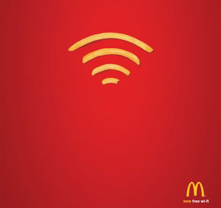 Free Wi-Fi at McDonalds