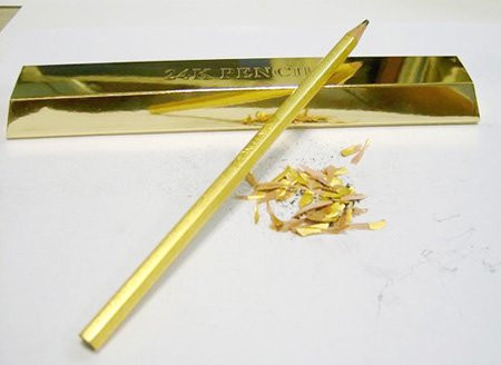 24K Gold Pencil