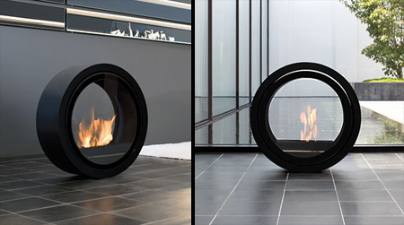 Rolling Fireplace