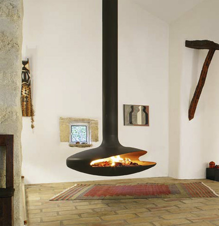 Suspended Fireplace