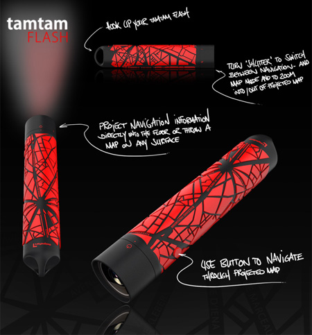 Tamtam Flashlight Projector Map