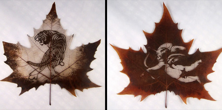 Leaf Carving Art