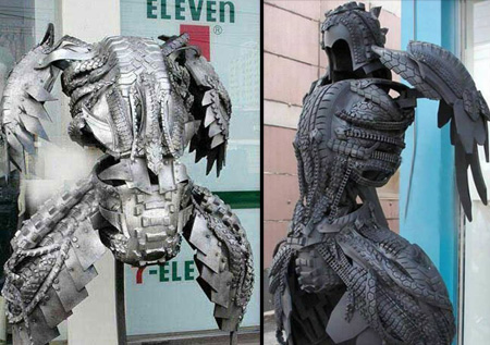 Armour Tire Sculpture