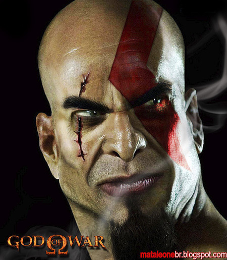 Untooned Kratos