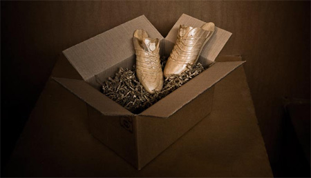 Sneakers made out of Wood