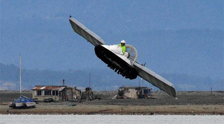 Flying Hovercraft Boat