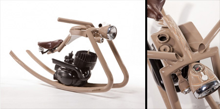 Motorcycle Inspired Rocking Horse