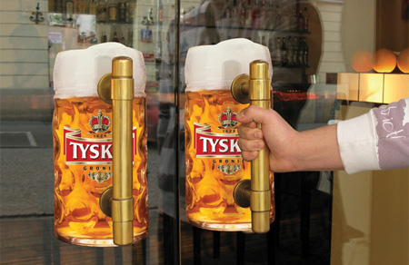 Beer Door Handle Sticker