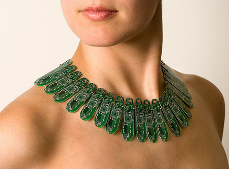 Circuit Board Necklace