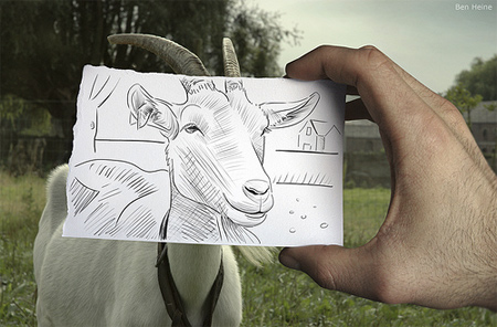 Ben Heine Drawings