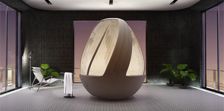 Egg Shaped Shower Concept