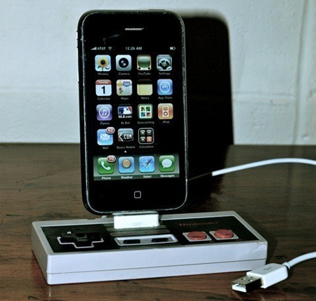 NES Controller iPhone Dock