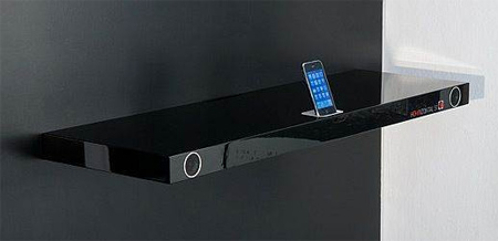 Bookshelf iPhone Dock